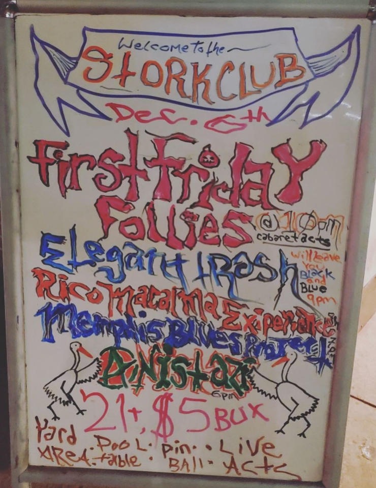 First Friday @ The Stork Club 12-6-2019